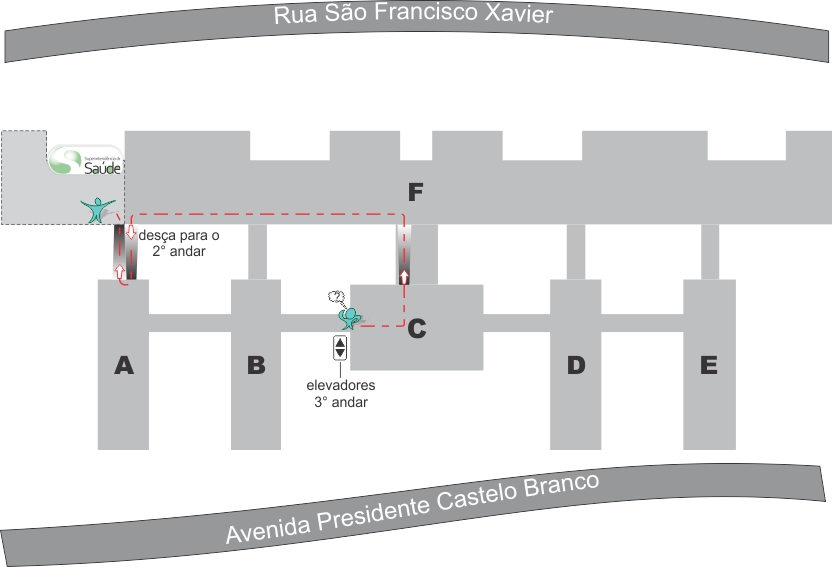 Como chegar até Estacionamento-UERJ em Maracanã de Ônibus, Metrô